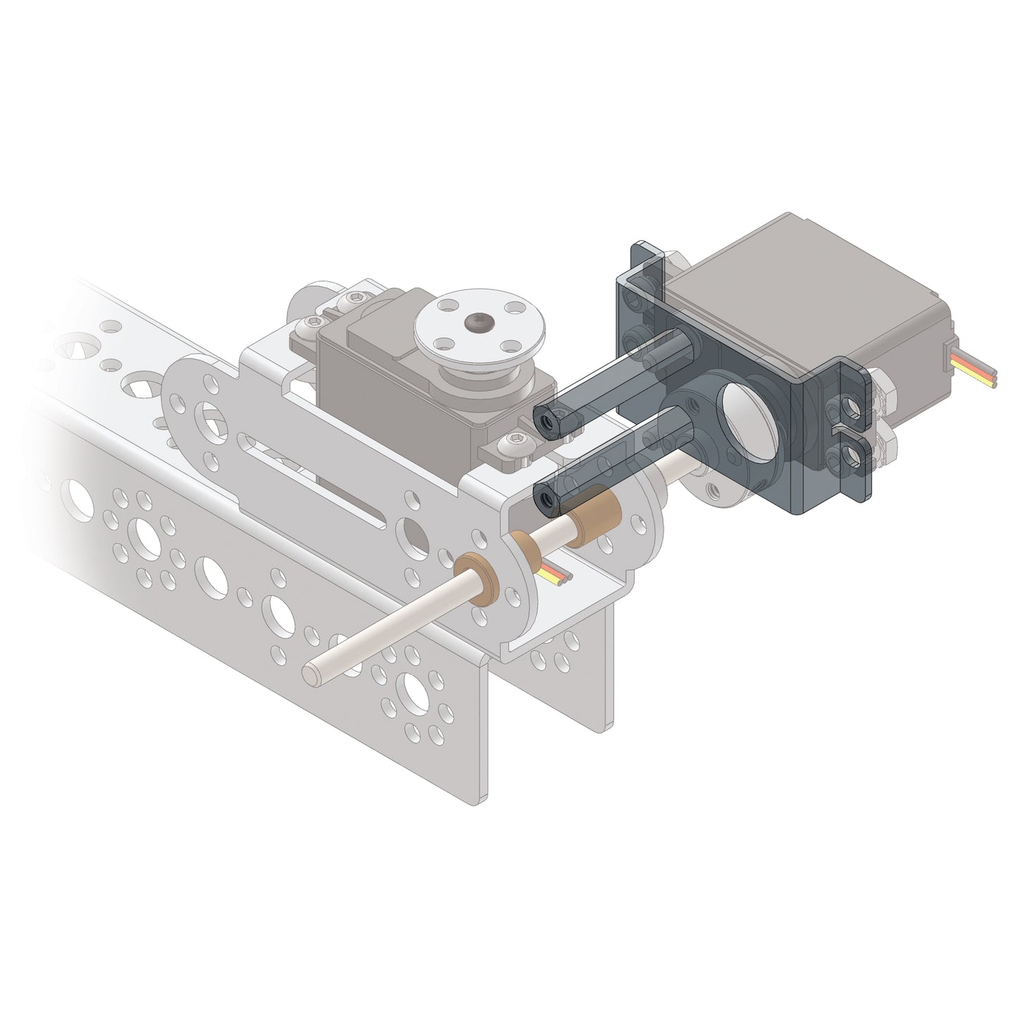 TETRIX® MAX Standard-Scale Servo Front Mounting Bracket