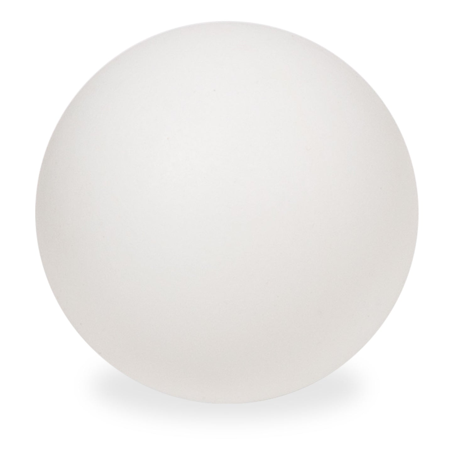 White ping pong ball