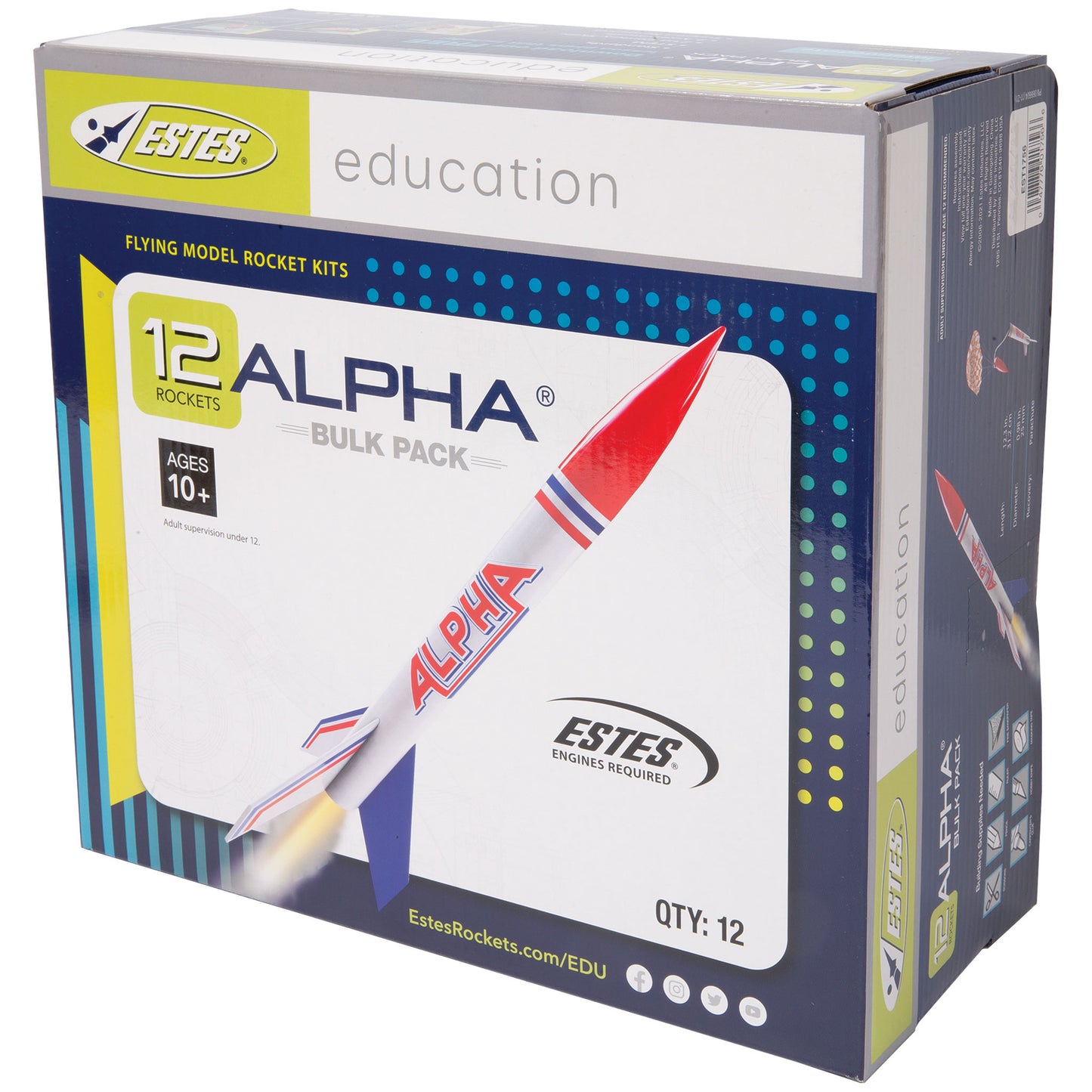 Alpha Solid-Fuel Rocket 12-Pack