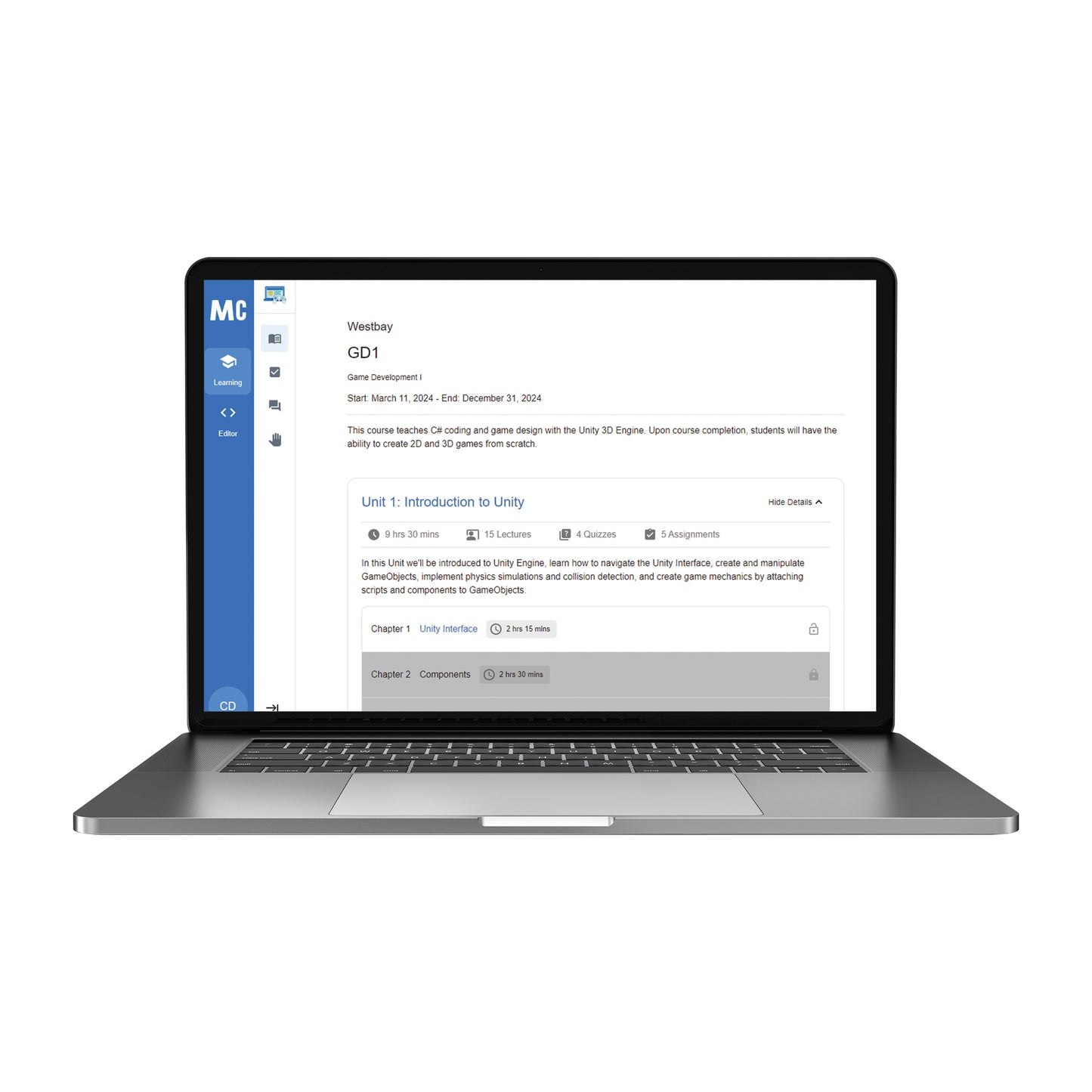 Mastery Coding Game Development I Annual License