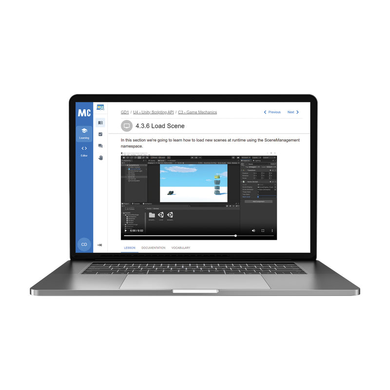 Mastery Coding Game Development I Annual License