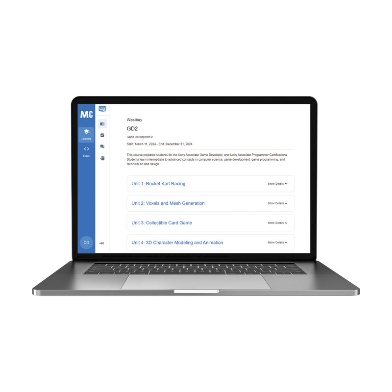 Mastery Coding Game Development II Annual License