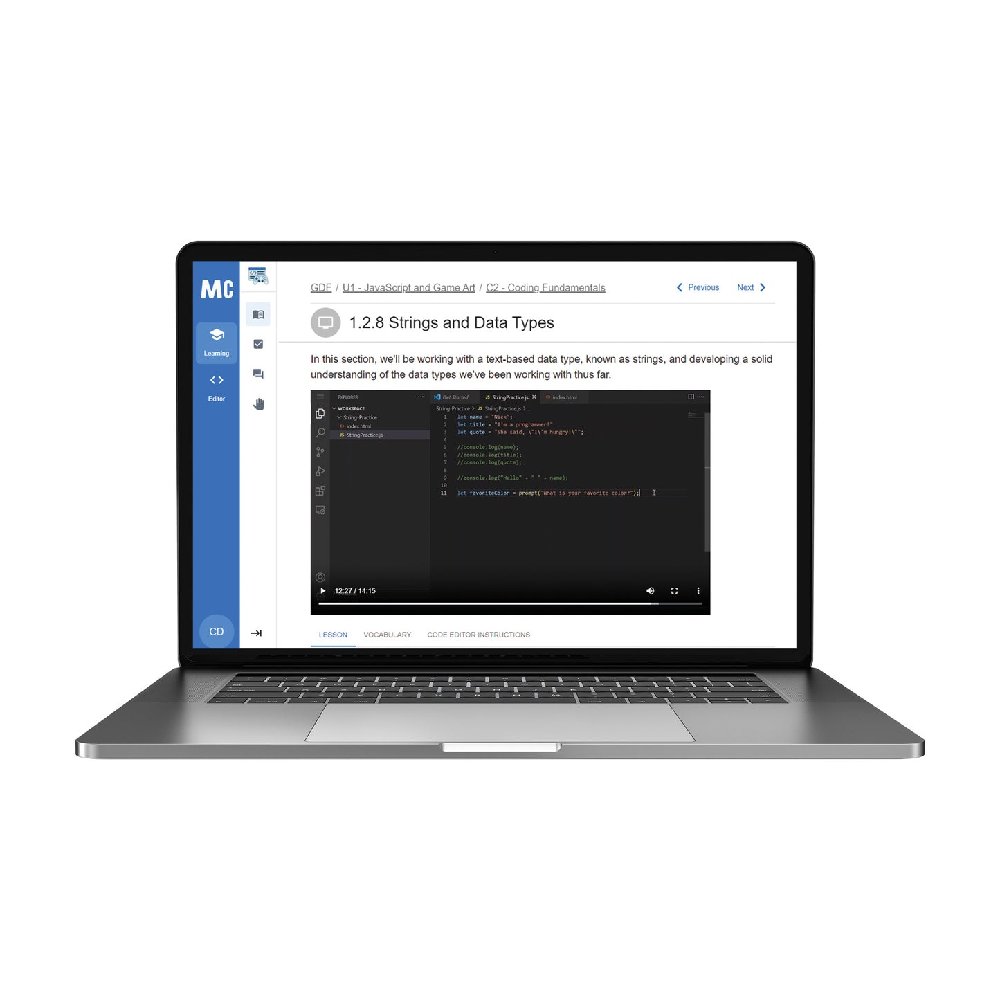Mastery Coding Game Development Foundations Annual License