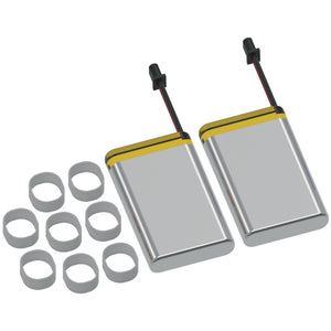 drone infinity battery packs and rubber bands