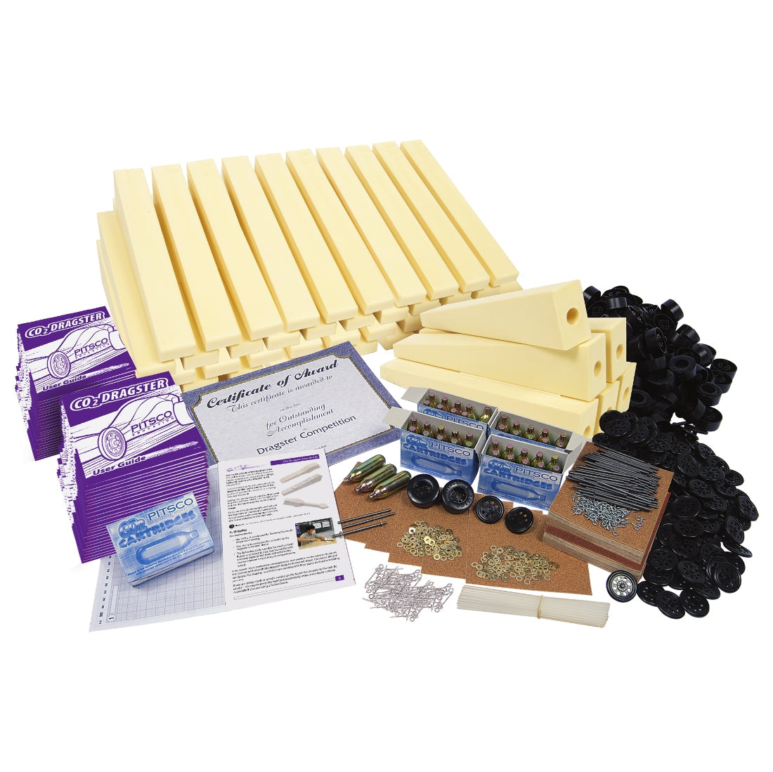 CO2 dragster fusion single 50-pack with user guide challenges students to apply the full engineering design process. Fusion is best for Beginners & CNC/3D design workflows and perfect for your full class.