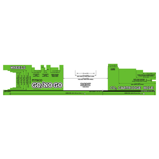 Metric Dragster Go/No Go Gauge