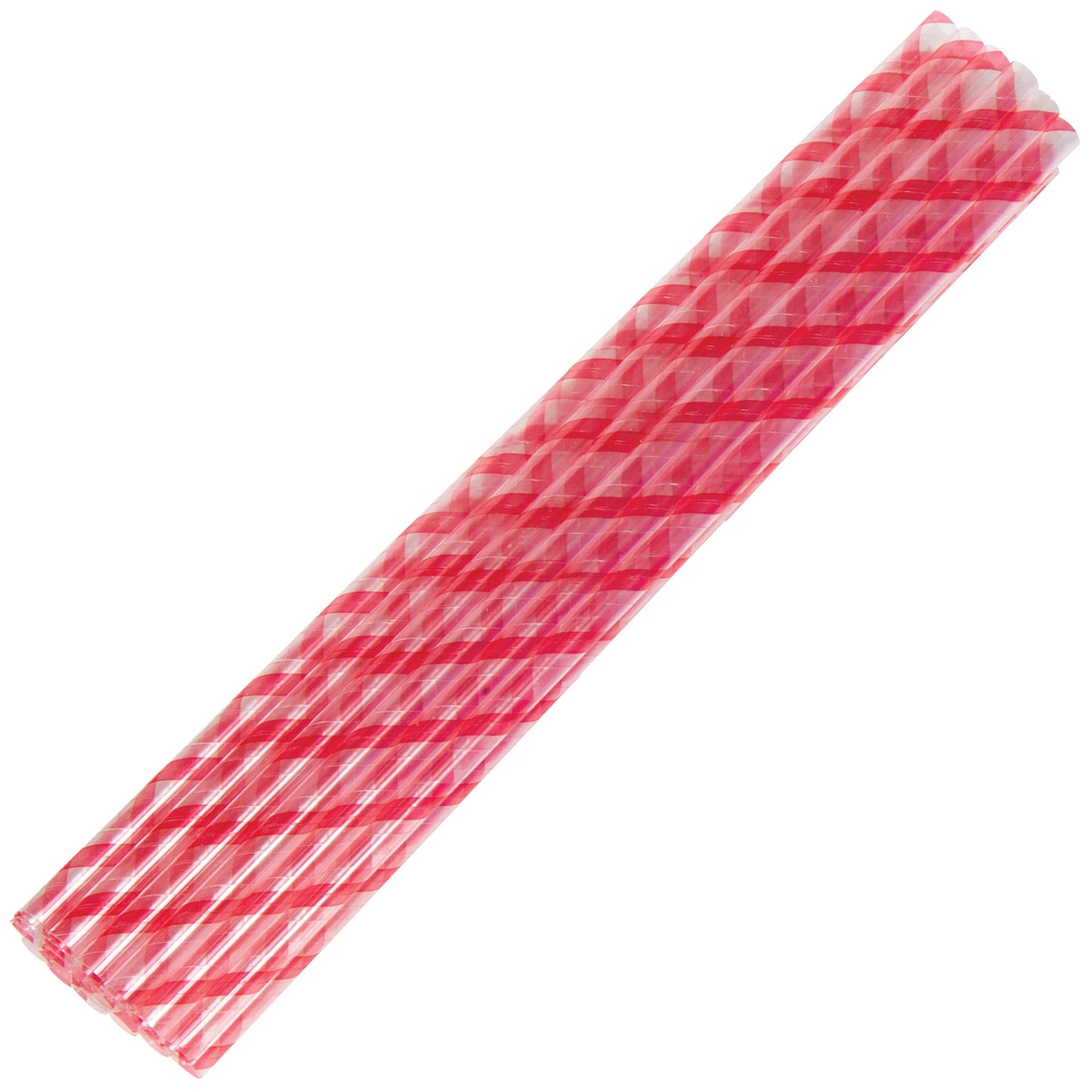 stack of red mylar tubes