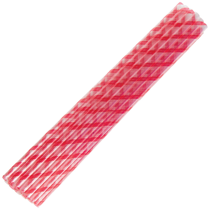 stack of red mylar tubes
