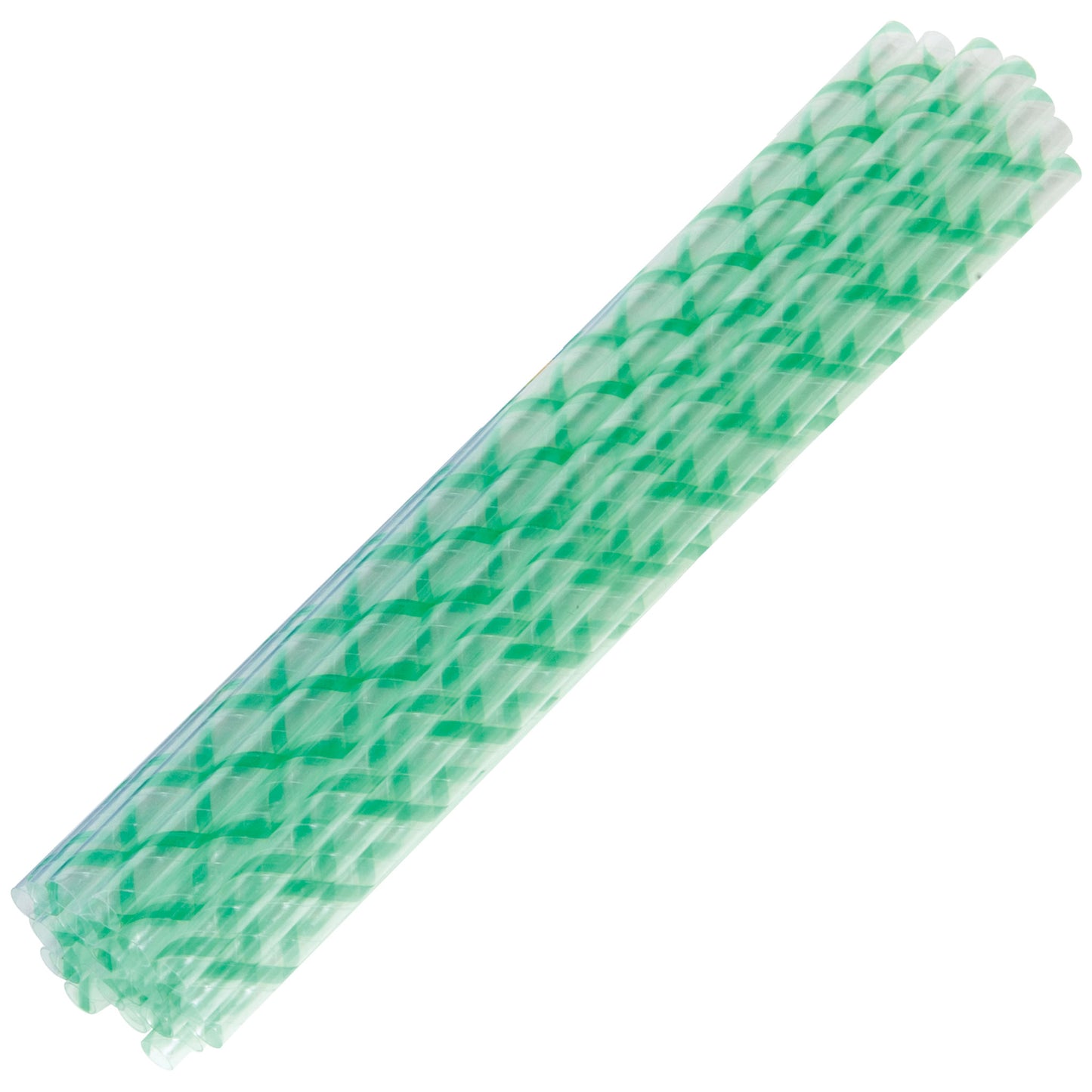 stack of green mylar tubes