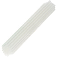 stack of clear mylar tubes