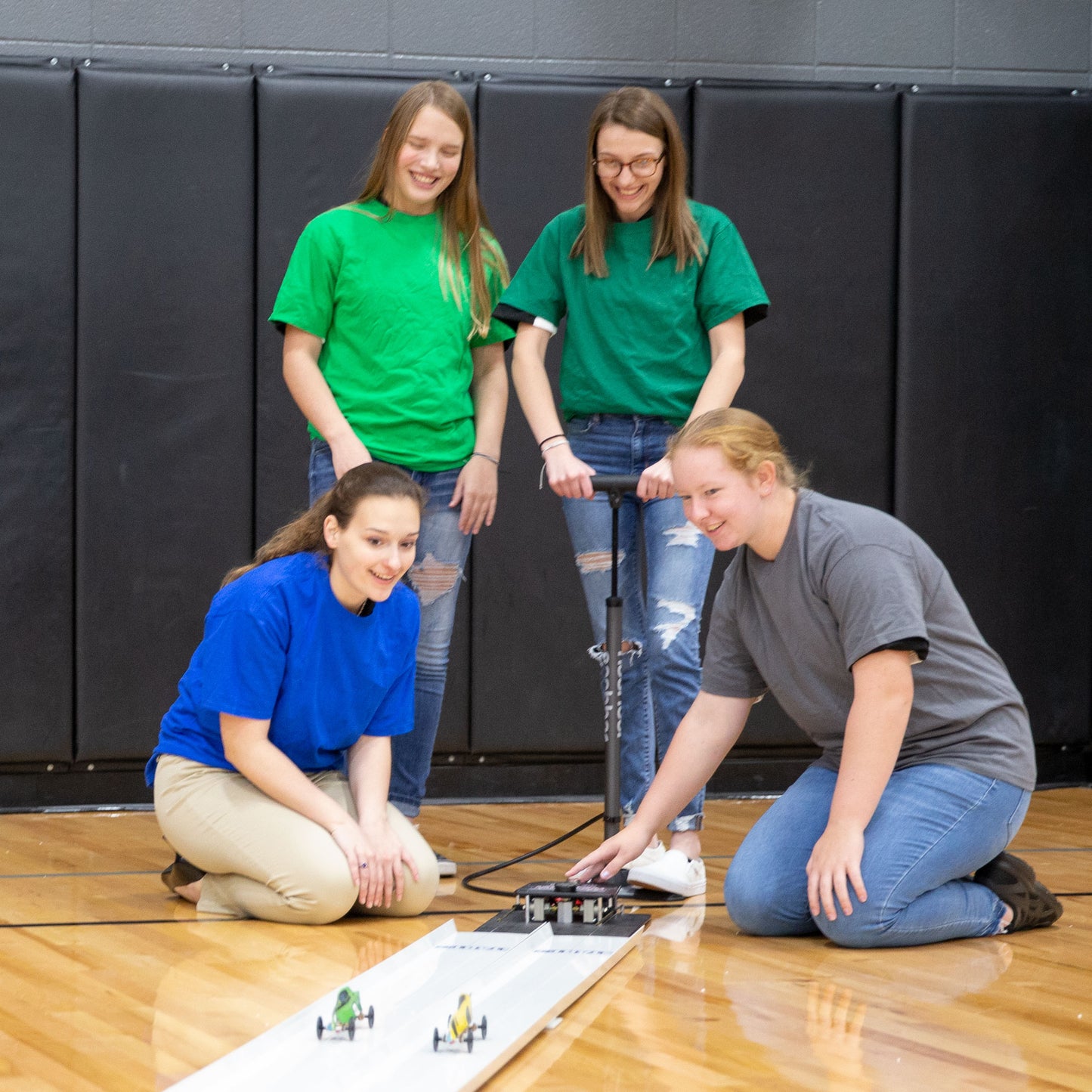 Launch Air-Powered Dragsters With This Classroom Launcher
