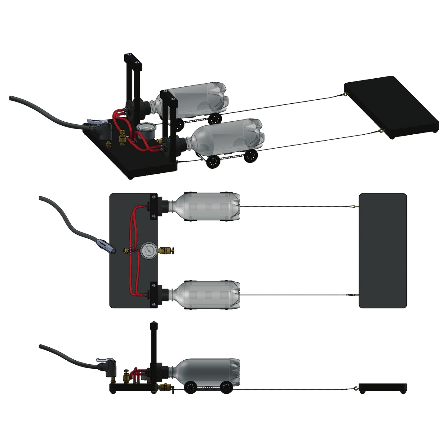 AP (Air-Powered) Bottle Racer Launcher
