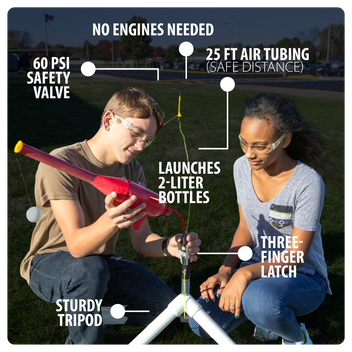 Launch Water Rockets With the AquaPort II STEM Launcher