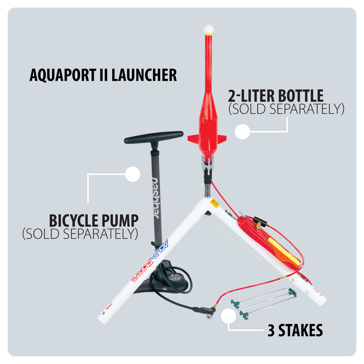 Launch Water Rockets With the AquaPort II STEM Launcher
