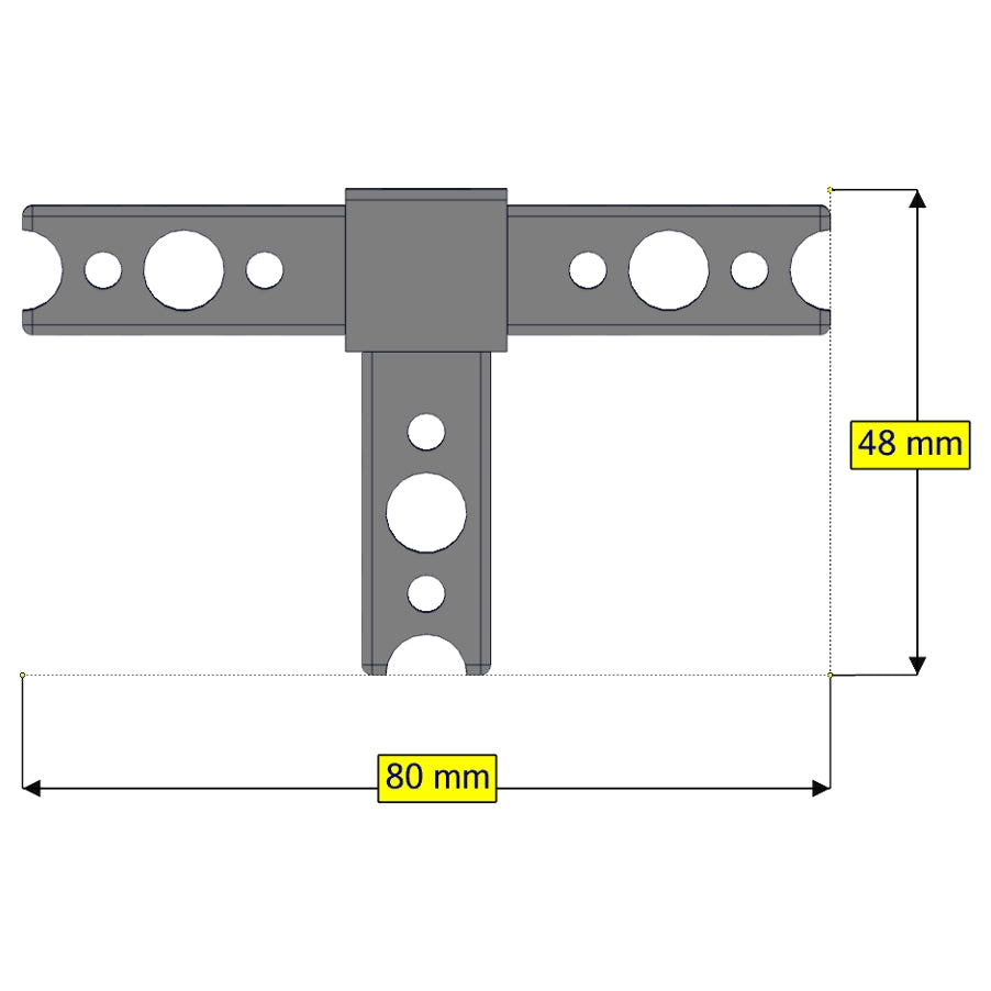 Join TETRIX® PRIME beams in a T-shaped connector