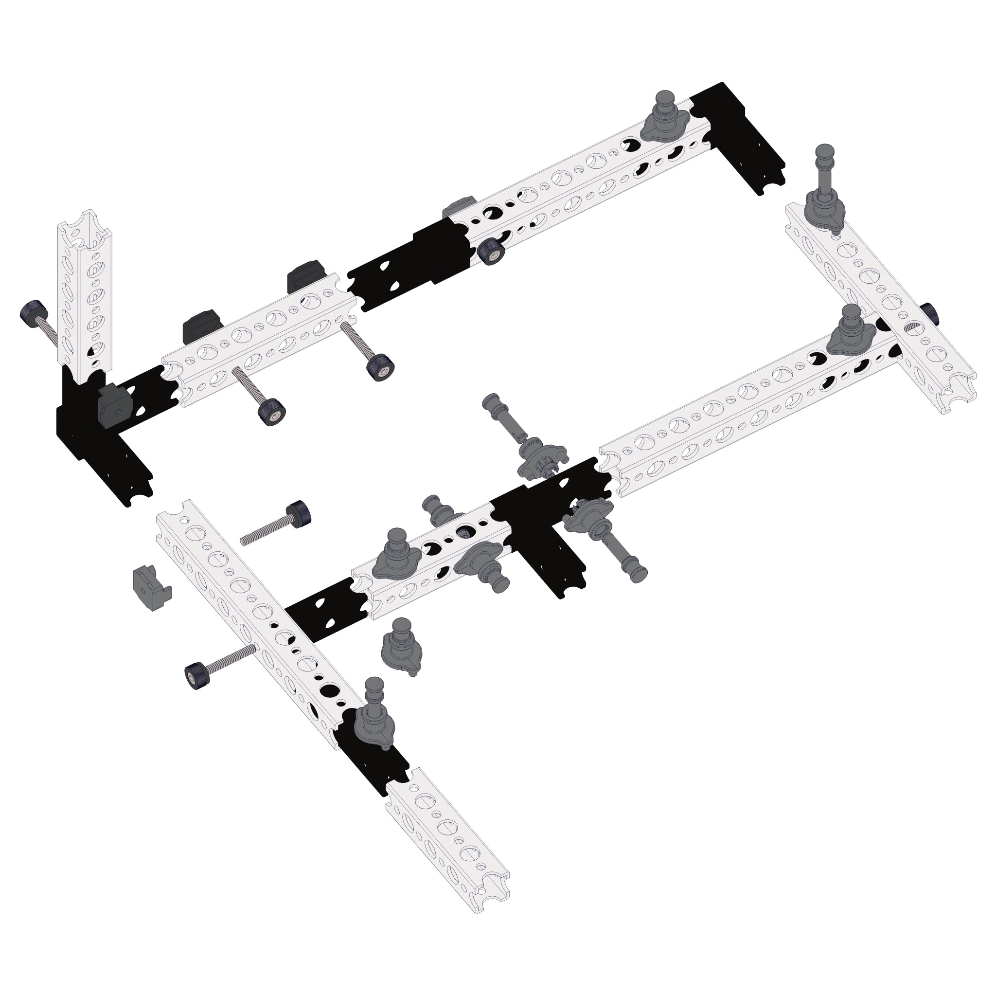 Join TETRIX® PRIME beams in a T-shaped connector