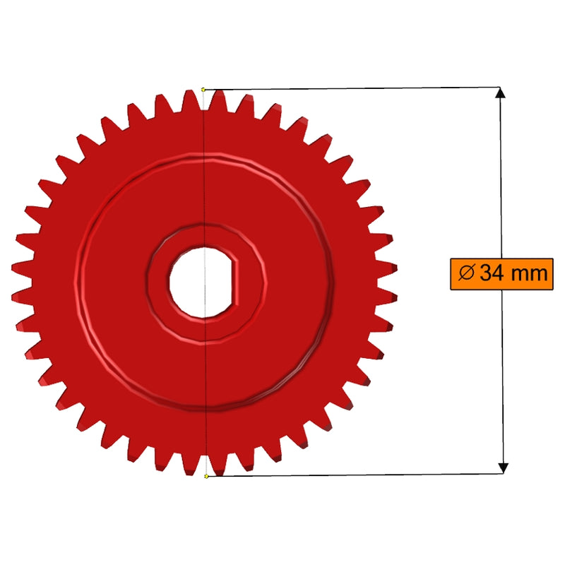 plastic gear Expand Gear Ratios With TETRIX® PRIME 40-Tooth Plastic Gears