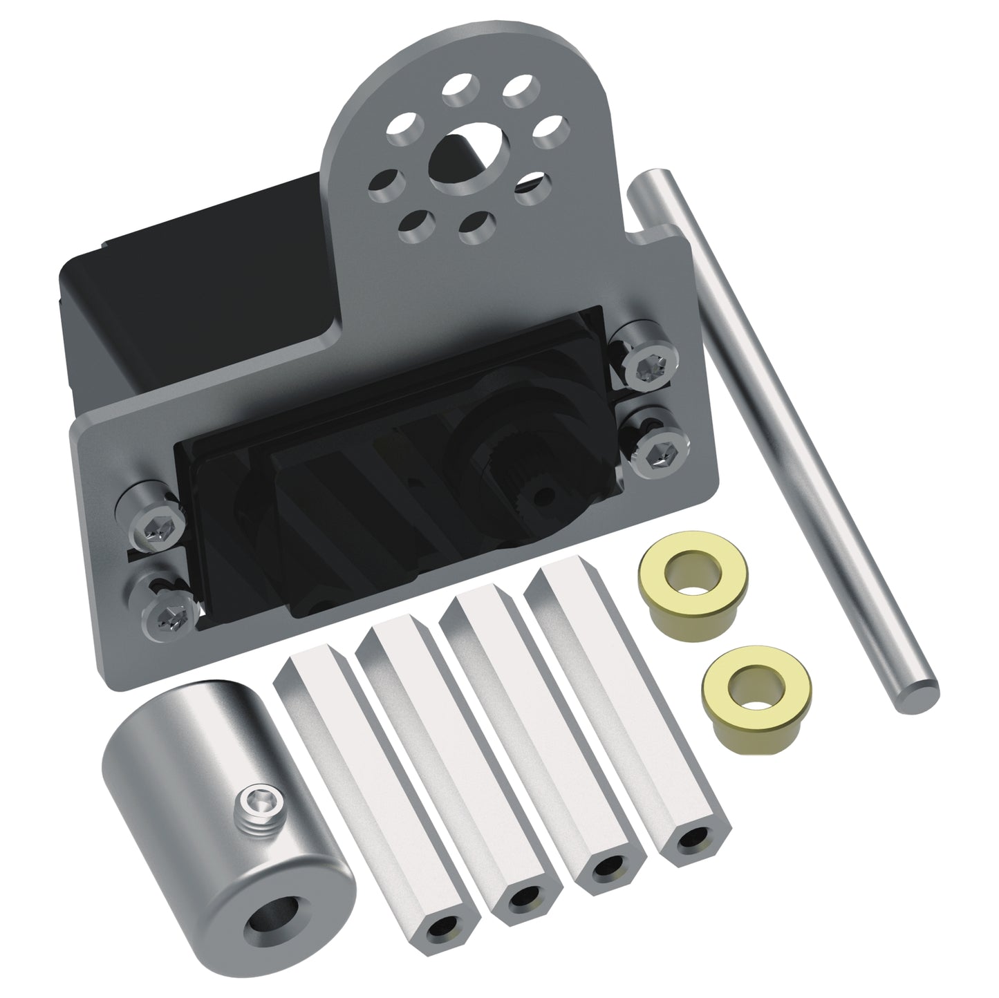 Mount Standard Servos With the TETRIX® MAX Mounting Kit