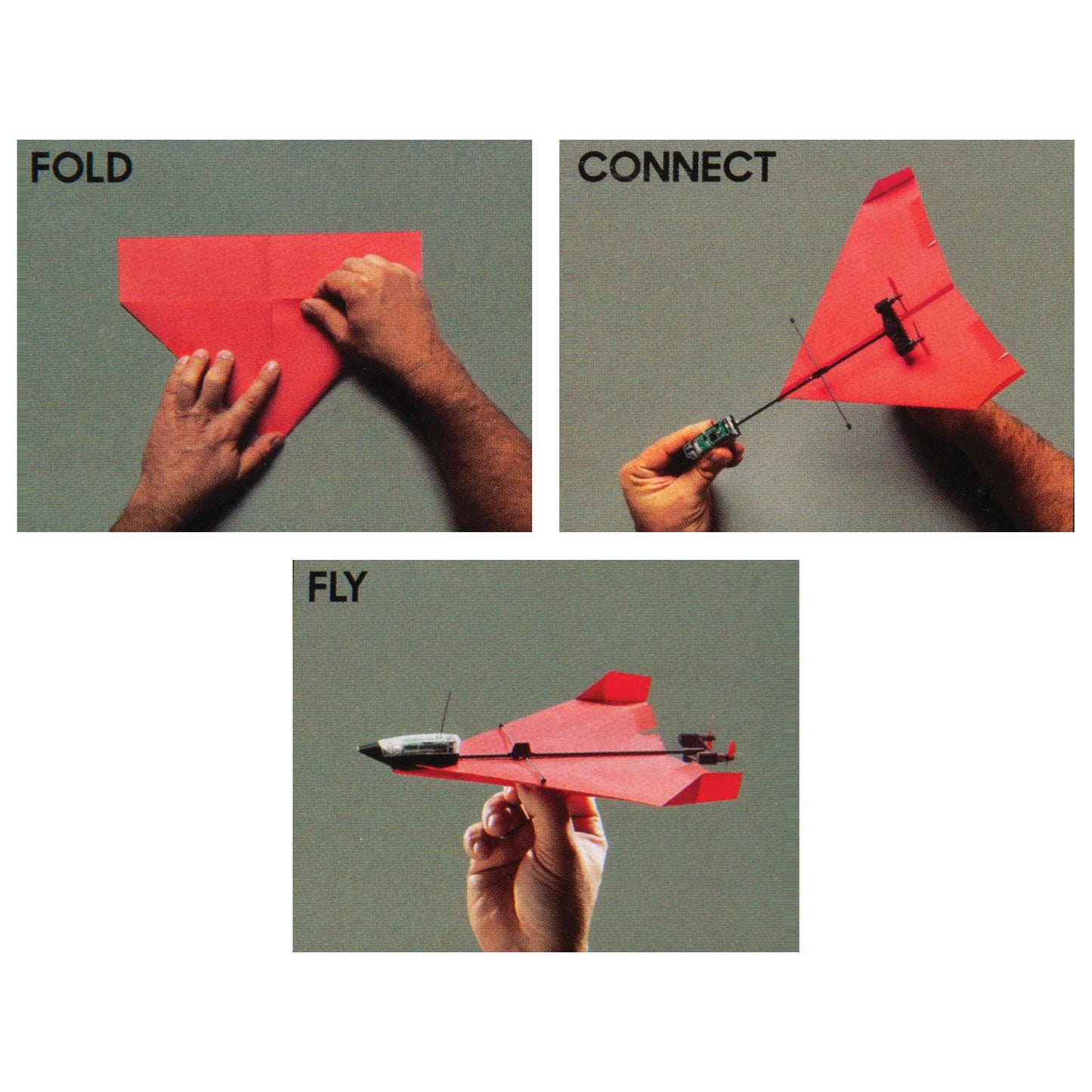 Remote-Controlled Paper Airplane