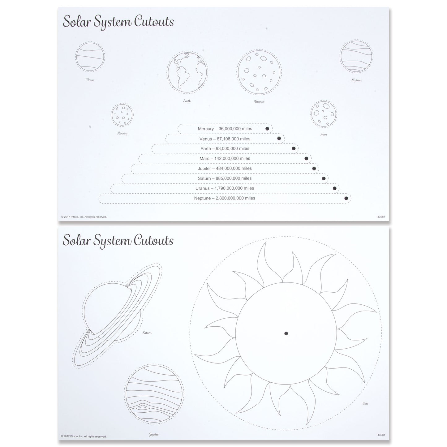 Solar System Cutouts