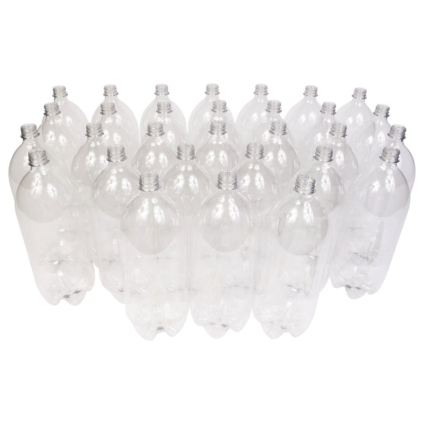 Stock two-liter plastic bottles for STEM projects