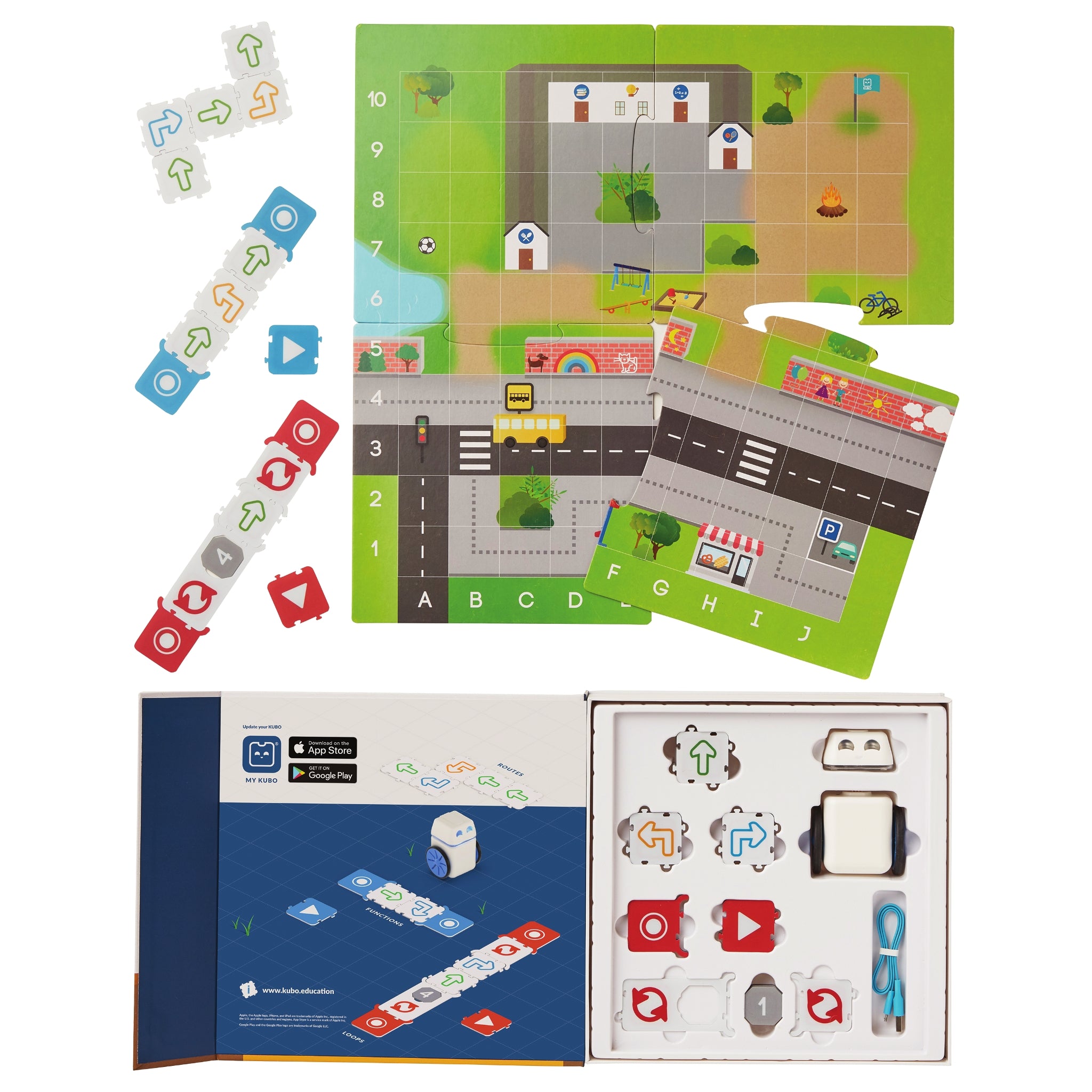 ピーカボープログラム　BASIC contents KUBO Coding Starter Set for Young Learners