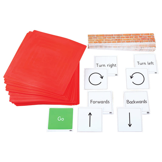 Physical Pre-Coding Mats and Cards Set