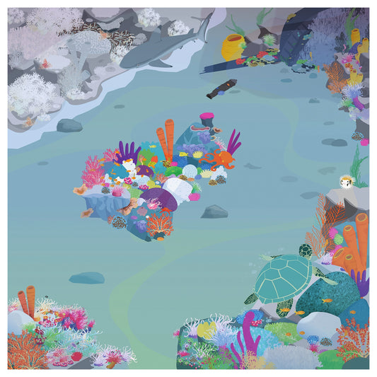 Rugged Robot Coral Reef Mat