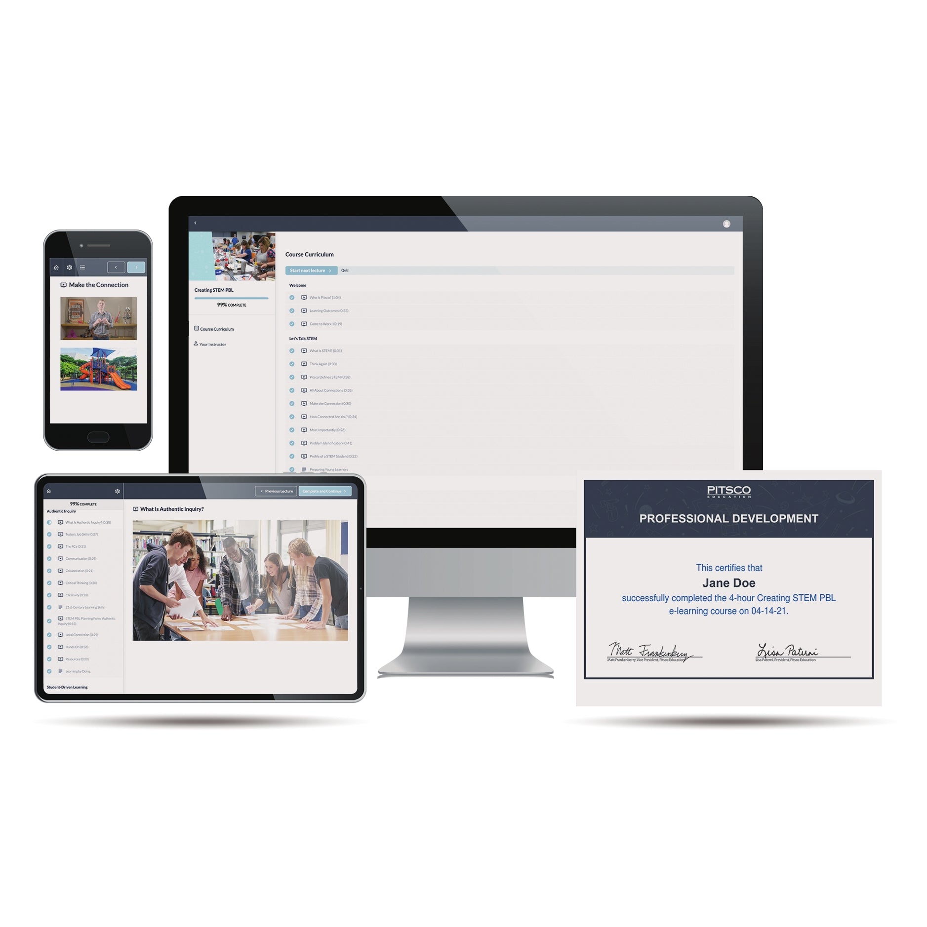 Creating STEM PBL Professional Learning Course
