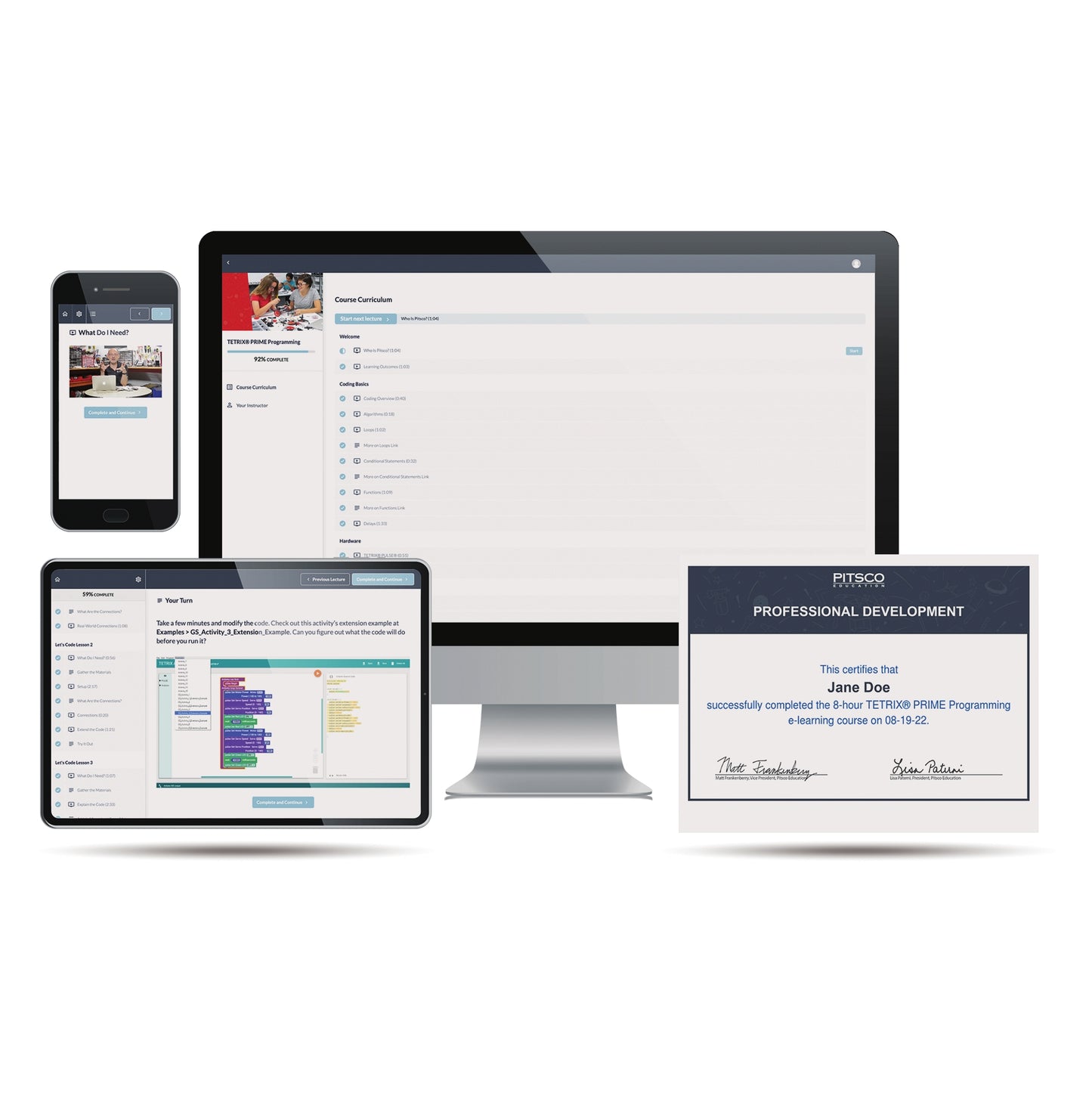 TETRIX® PRIME Programming Professional Learning Course