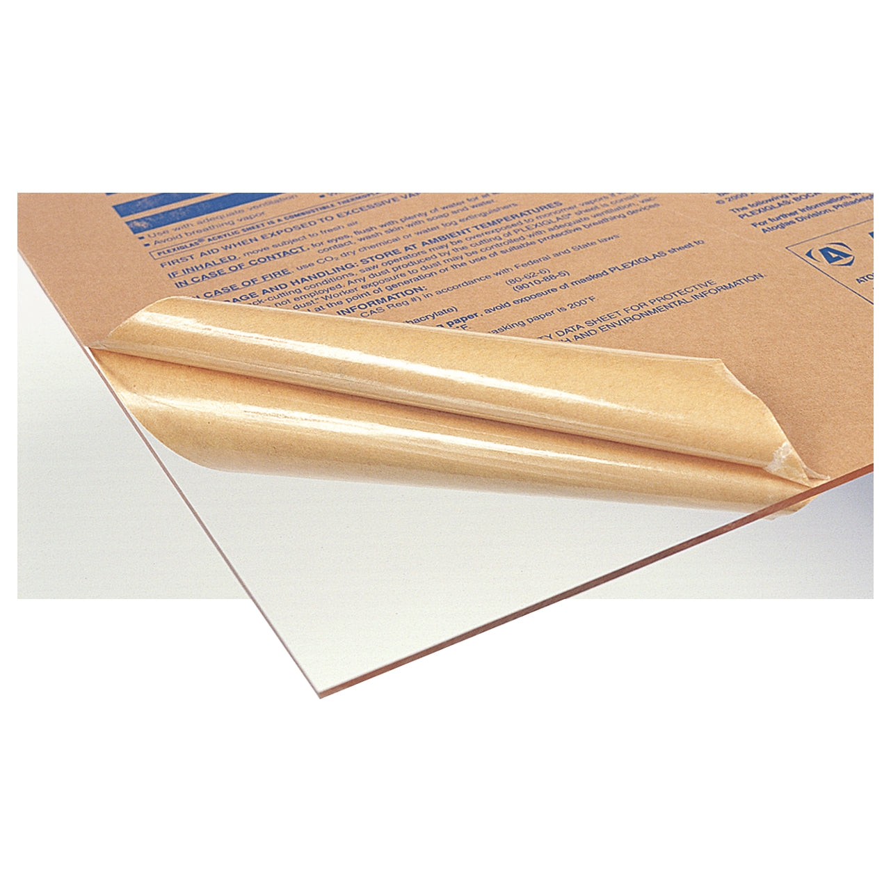 Clear Plexiglas Acrylic Sheets: Type MC (12" x 24" x 1/8")