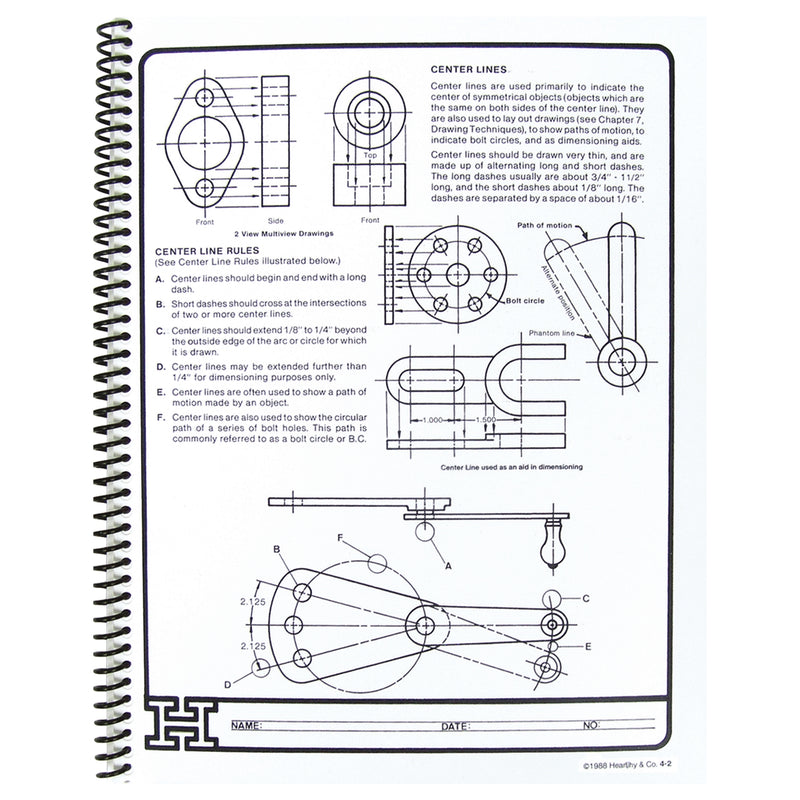 Instructional Workbook for Drafting Level I