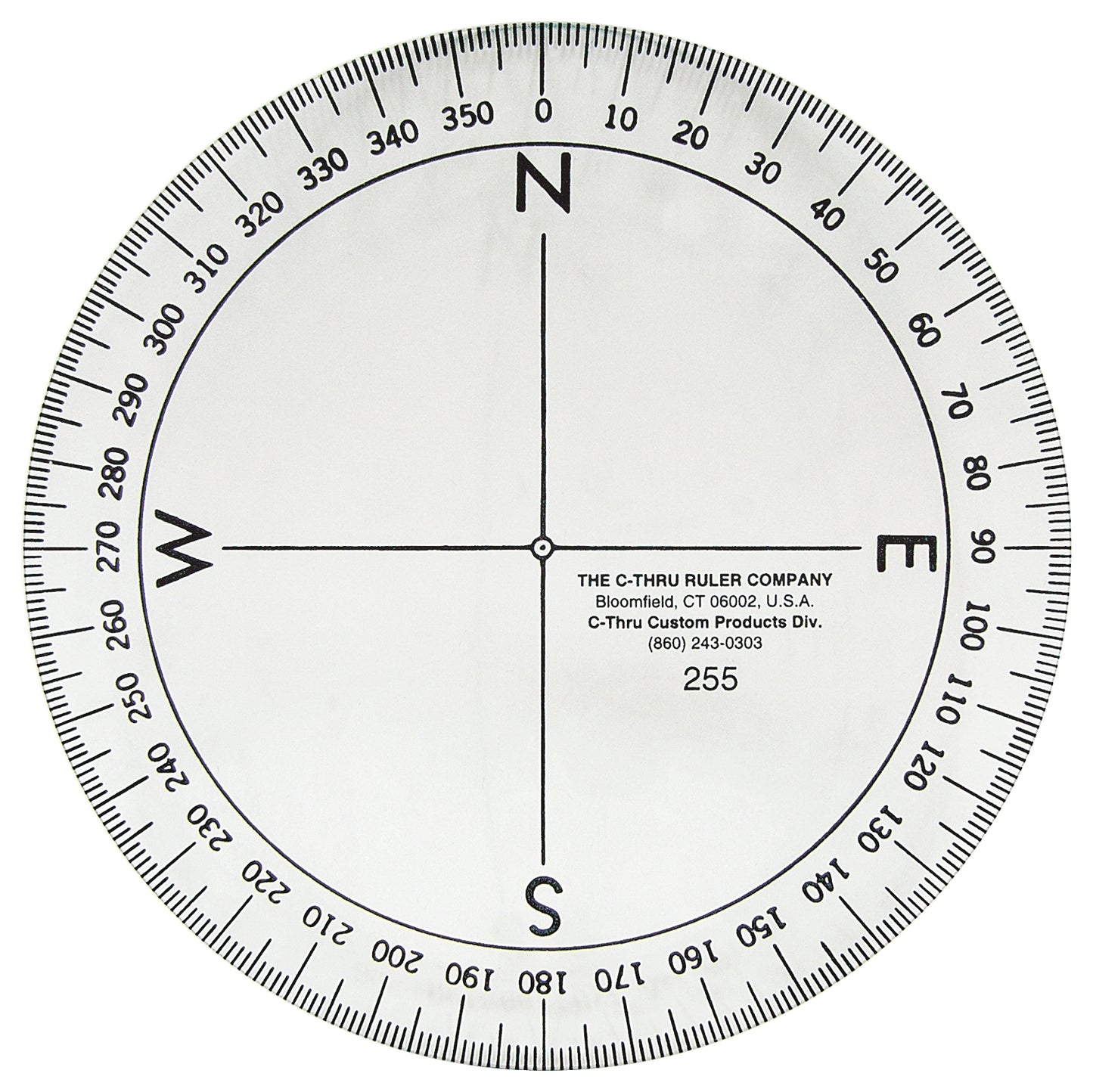 360° Compass Protractor