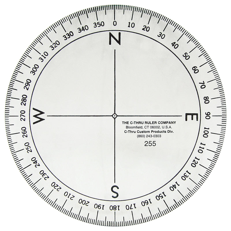 360° Compass Protractor