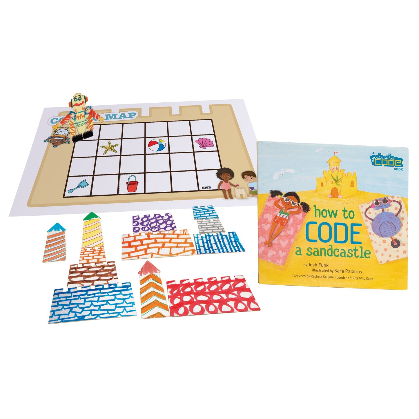 How to Code a Sandcastle: Read-Aloud STEM Kit