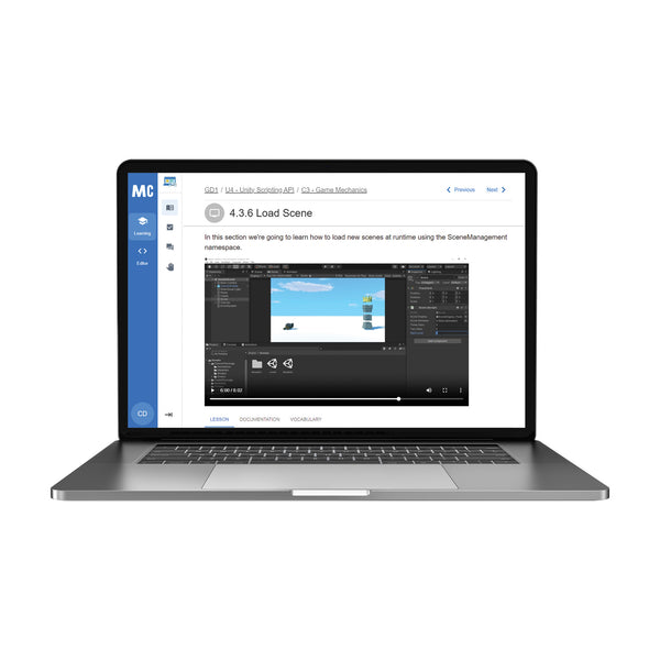 Mastery Coding™ Game Development I Annual License