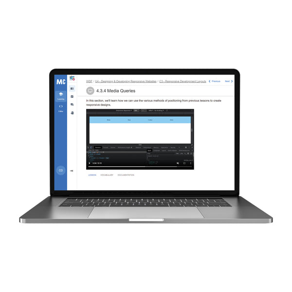 Mastery Coding™ Web Development Foundations Annual License