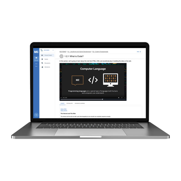 Mastery Coding™ Intro to Game Development Annual License