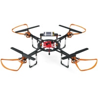 Infinity drone with orange and black arms
