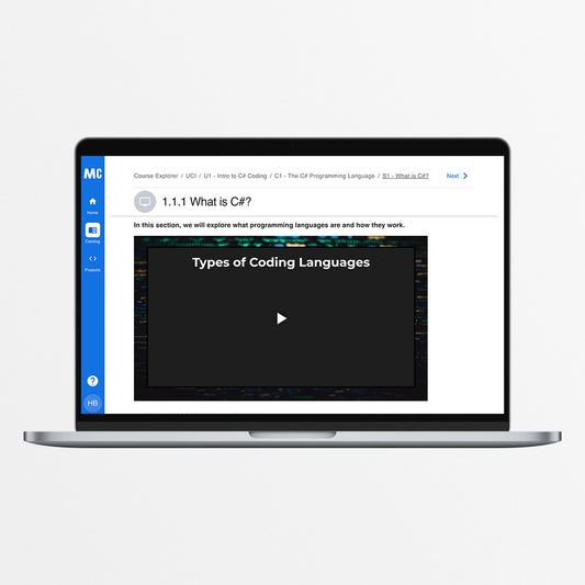 Mastery Coding™ Unity Certification for Educators
