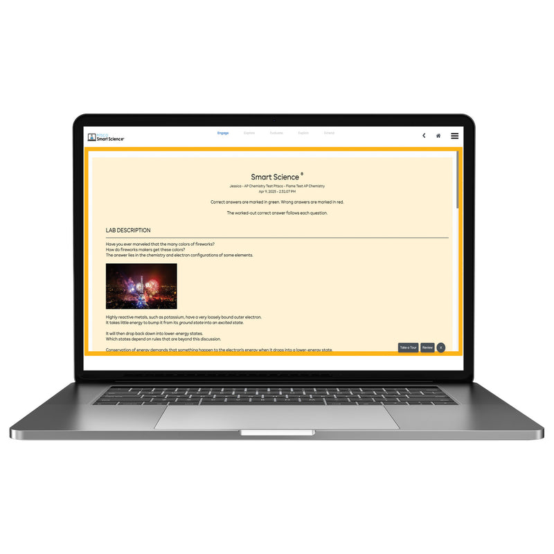 Pitsco Smart Science® Virtual Labs: High School AP Chemistry