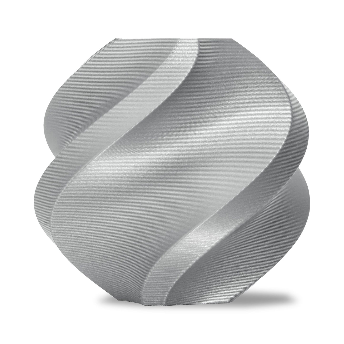 Silver Bambu Filament Spool