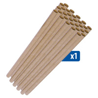 Set of brown tubes