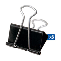 Black binder clip
