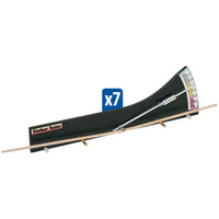 Black timber tester measuring a piece of balsa wood