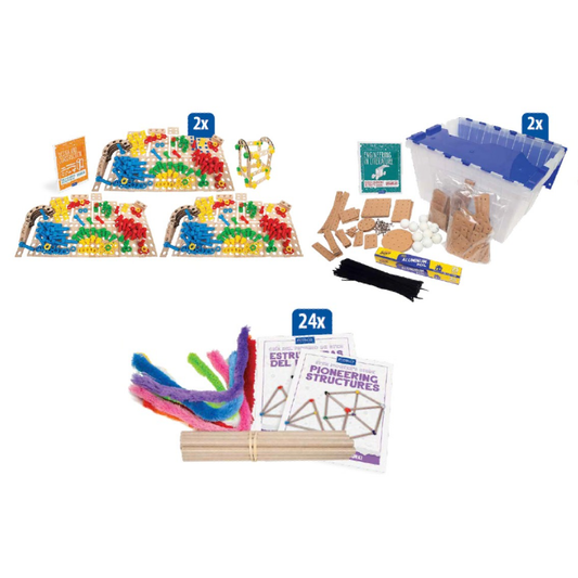 design and construction activity bundle, engineering in literature activity bundle, pioneering structures kit