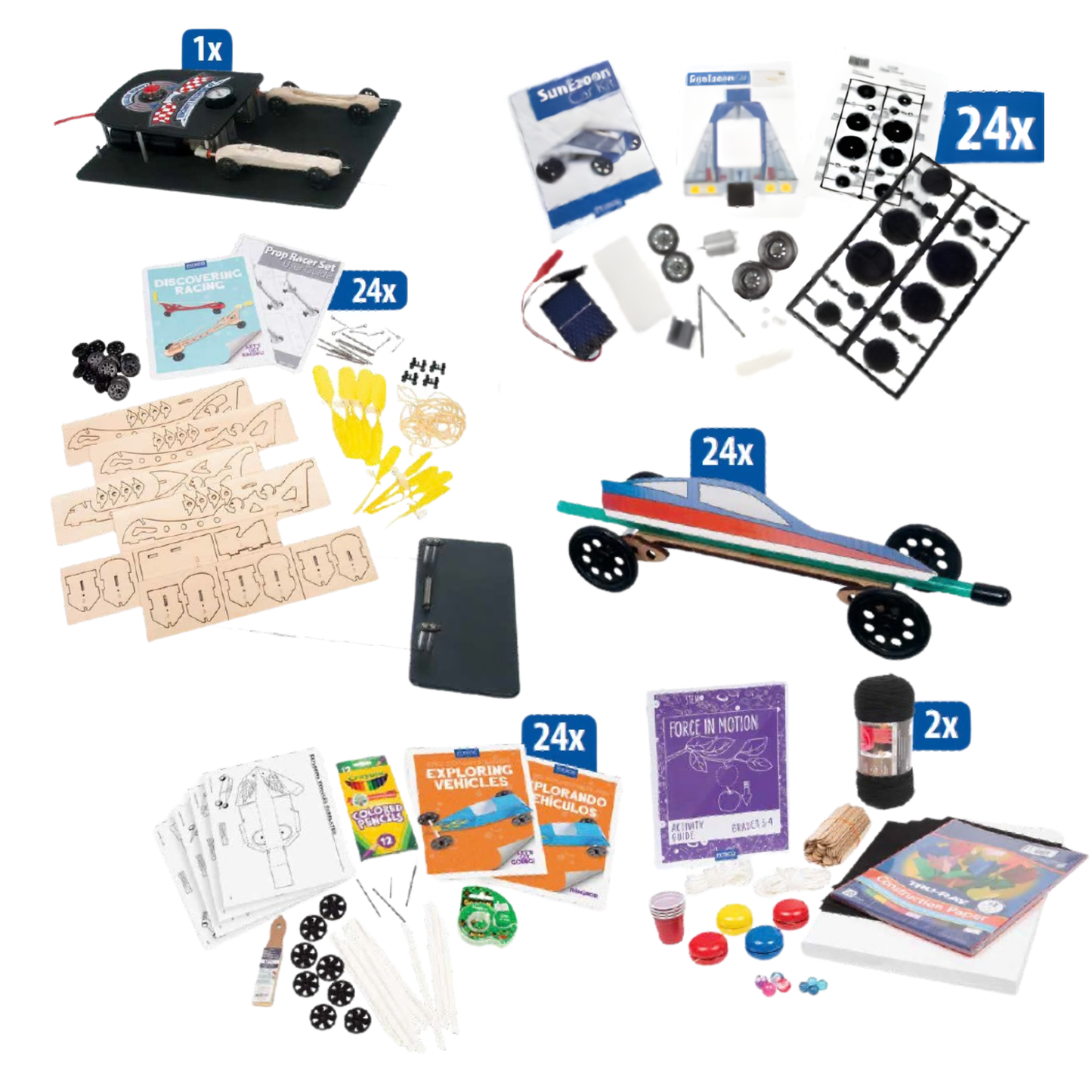 AP racer kit, forces in motion activity bundle, exploring vehicles kit, sunezoon kit, discovering racing kit