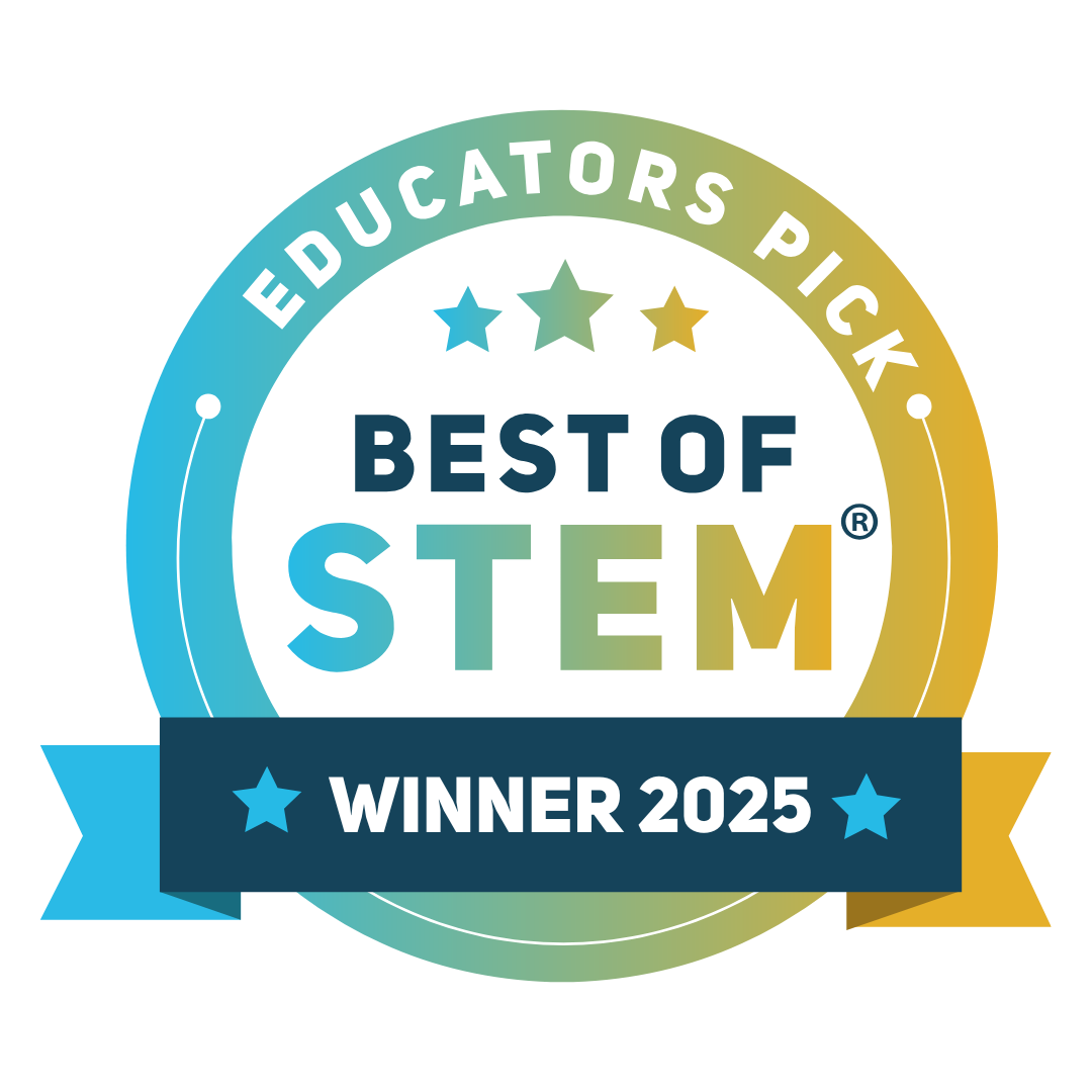 Best of STEM award badge for Educators Pick Winner 2025 with colorful design