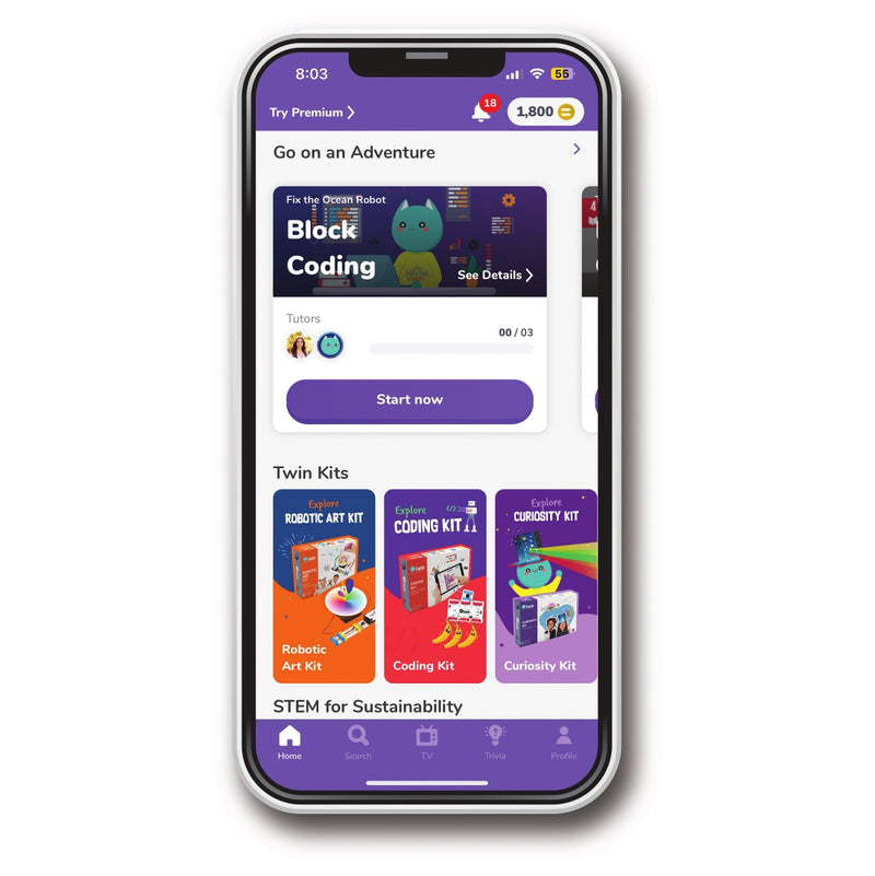 Twin Science Premium Student App License